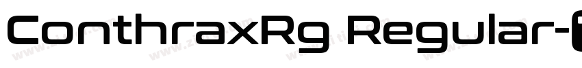 ConthraxRg Regular字体转换